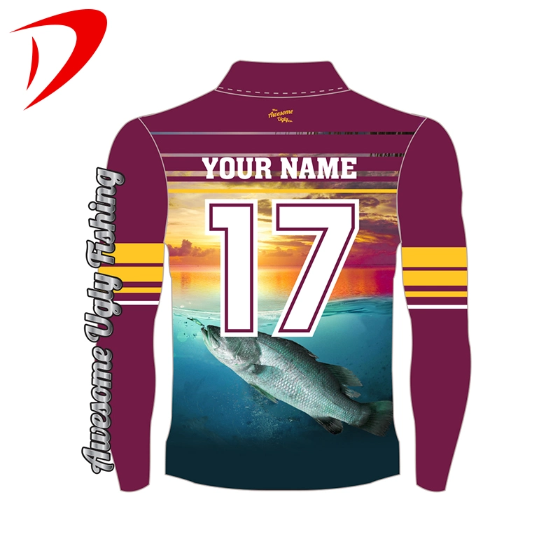 Any Style Pattern All Can Sublimated Custom Fishing Wear Shirts Jersey Gear