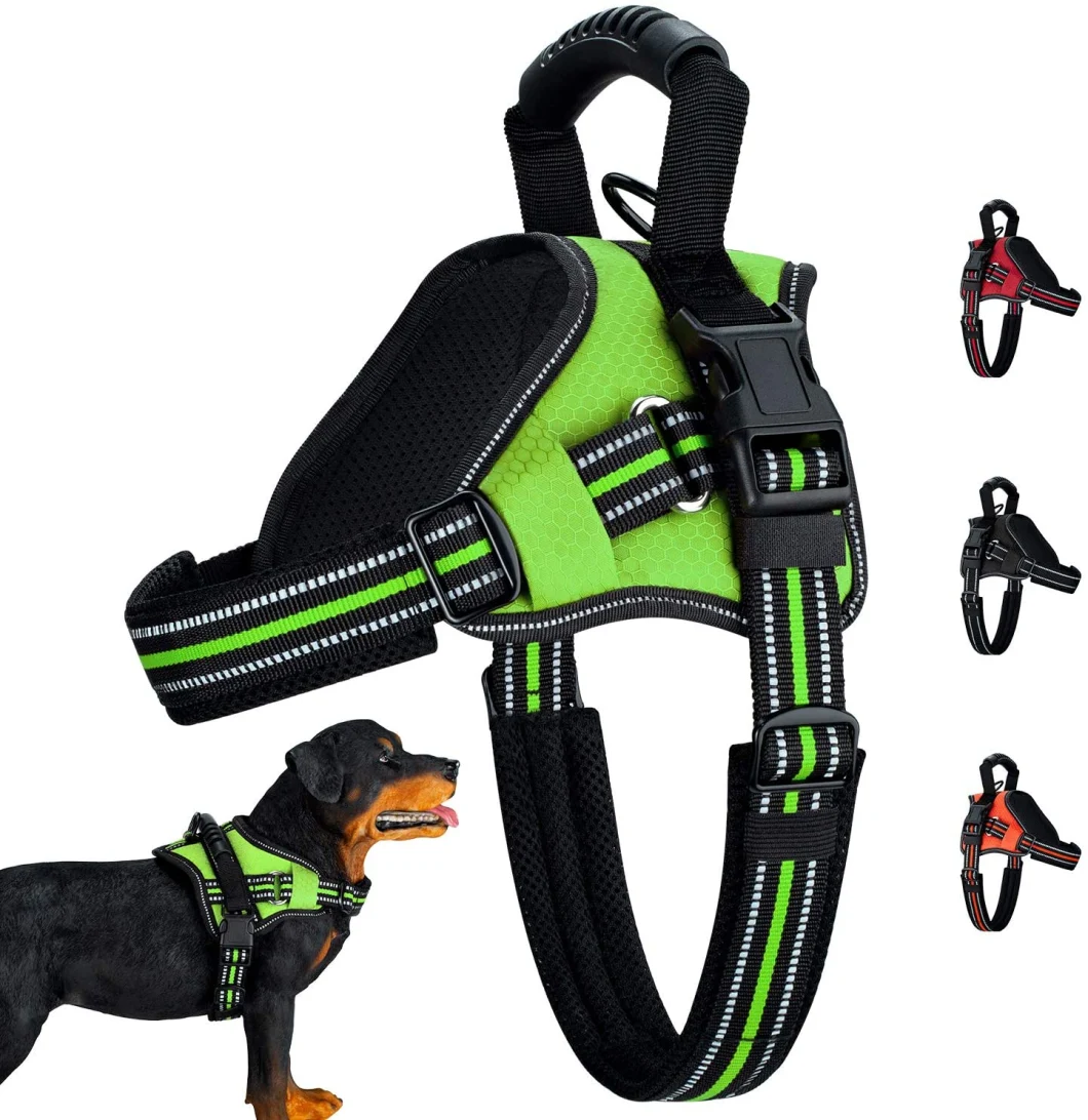 Dog Harness No-Pull Adjustable Dog Vest with Training Handle