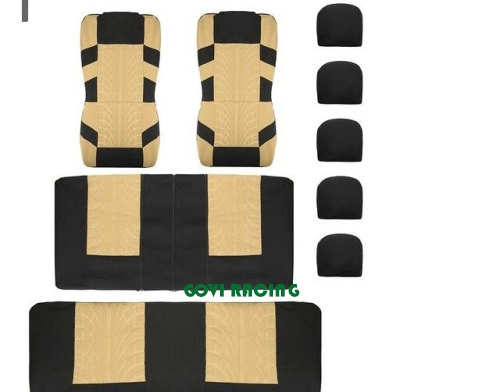 Polyester Universal Car Seat Covers Leather Cushion 9PCS/Set