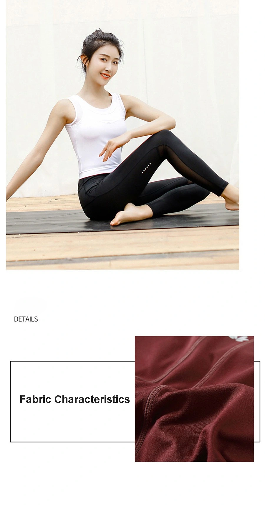 Wholesales Yoga Clothes Two Sets Sports Women Yoga Leggings Pants