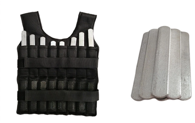 Gym Crossfit Workout Adjustable Chest Weight Vest Fitness Training Equipment Weight Vest 30kg