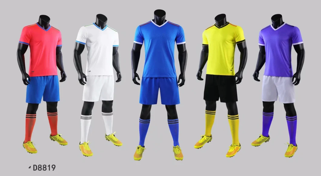 Wholesale Custom Football Jerseys Soccer Team Wear Youth Soccer Shorts Uniforms Jersey Sports Soccer Wear