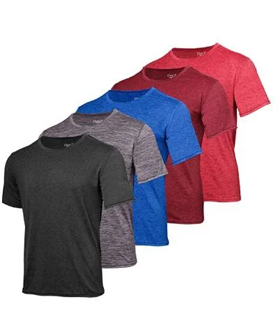 Men's Short Sleeve Compression Shirt Base Layer Undershirts Dri-Fit Top