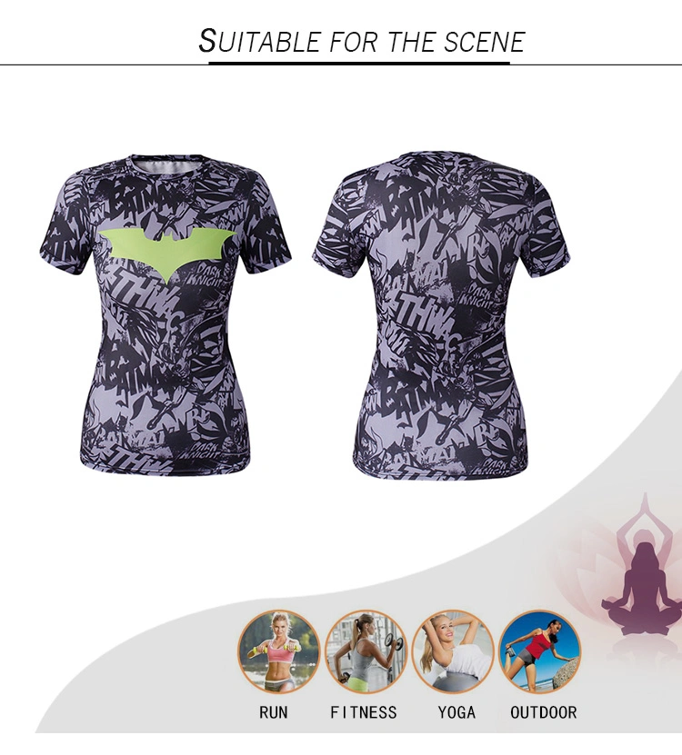 Cody Lundin Custom Women Fitness Clothing Compression Tight Wear Women Sports T Shirts