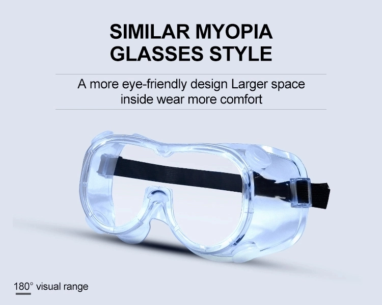 Clear Transparent Protective Glasses PC Safety Protective Goggles