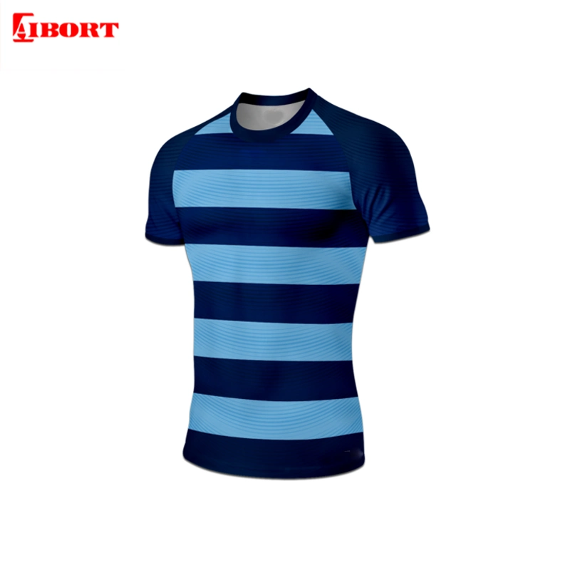 Aibort 2020 New Design Sublimation Rugby Jersey for Team Wear (T-RB-91)