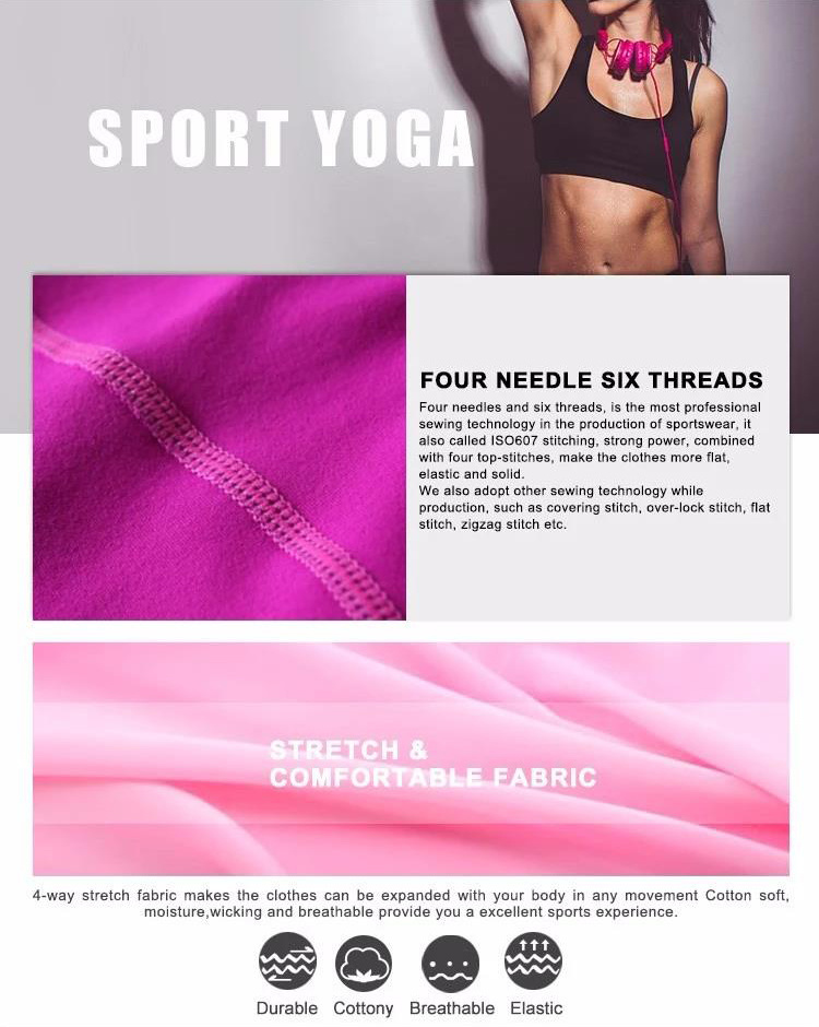 Wholesale Fitness Clothing Workout Wear Sports Bra Yoga Pants Set for Women