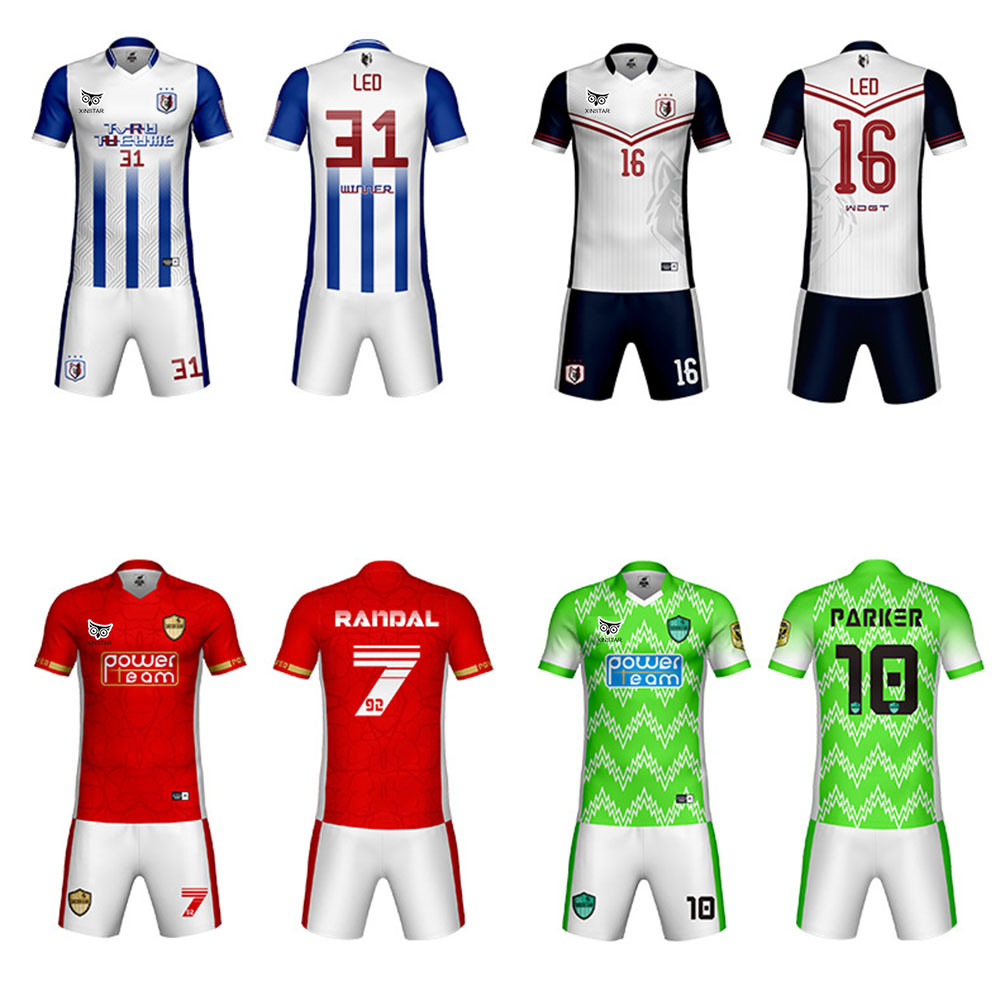 2020 on Sale Soccer Jersey Wear Support One Set Order Sublimation Football Soccer Uniform