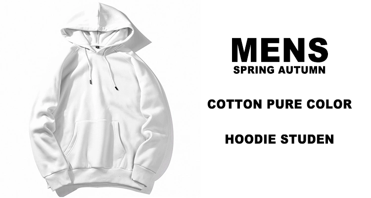 2021 Wholesale OEM Hoodie Customised Sweatshirt Long Sleeve Printed Pullover Hoodies