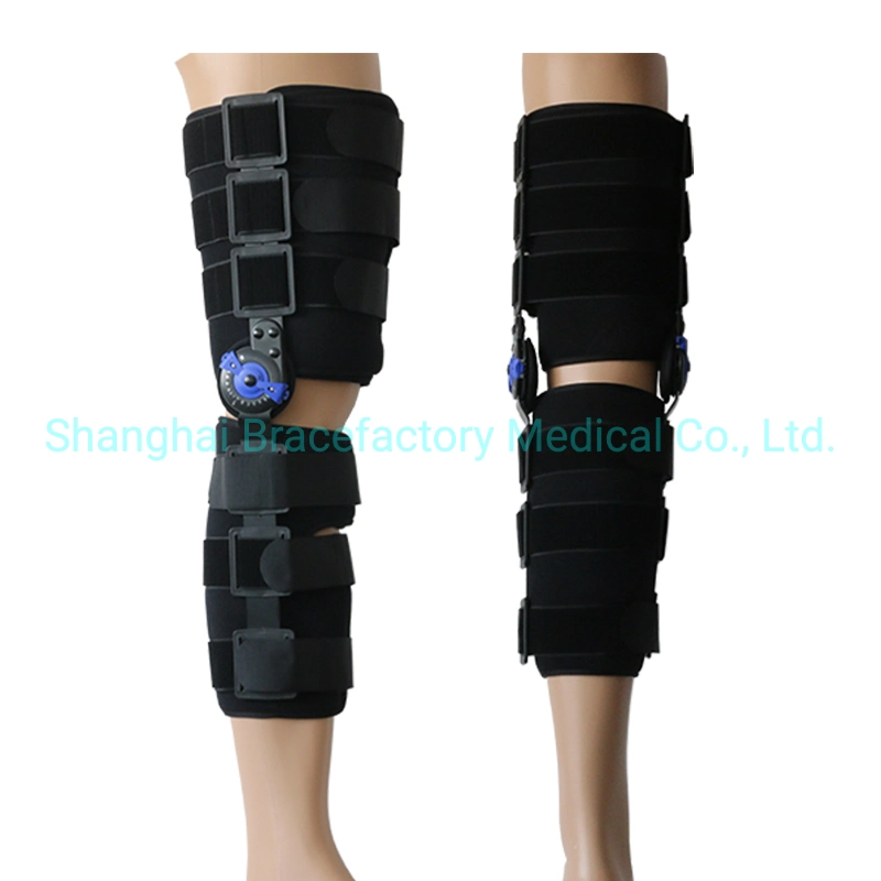 Hinged ROM Knee Support Brace Motion Control Orthosis for Knee Injury Recovery and Knee Burden Relief