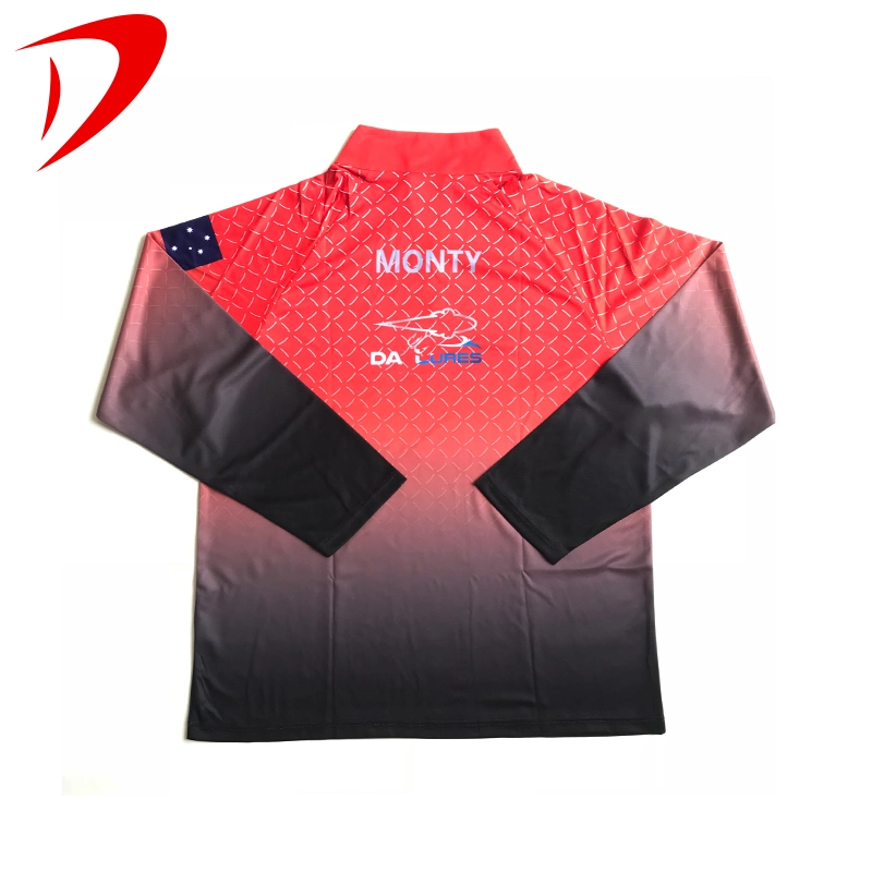 Men Accept Sample Sports Wear Apparel Gym Wear Sportswear Sports Suit Sublimation Activewear Anti-UV 50 Protection Jersey Clothing Sports Wear Fishing Shirt