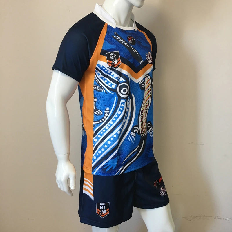 OEM Service Wholesale Custom Printed Rugby Shirt Jersey Rugby Shorts Rugby Uniform