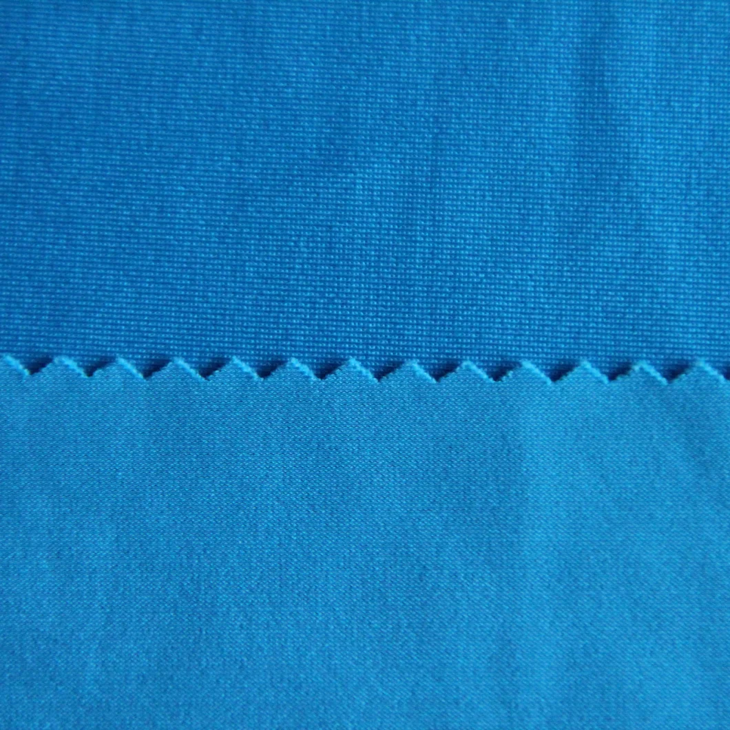 190GSM Polyester Spandex Fabric Warp Knitted with Anti-Microbial Finish for Swimwear/Sportswear/Legging