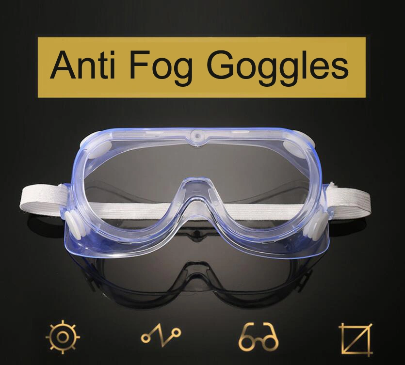 Ce Standard Anti Fog Wraparound Safety Goggles Soft Frame Indirect Vent Protective Goggles