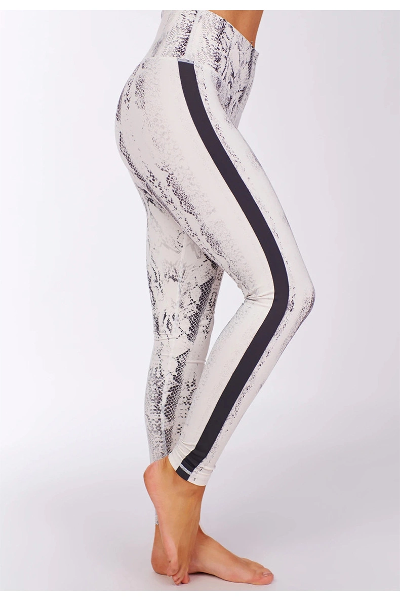 Factory Custom Clothing Fitness Yoga Sets Printed Elastic Running Apparel Bra Tops Leggings Sportswear