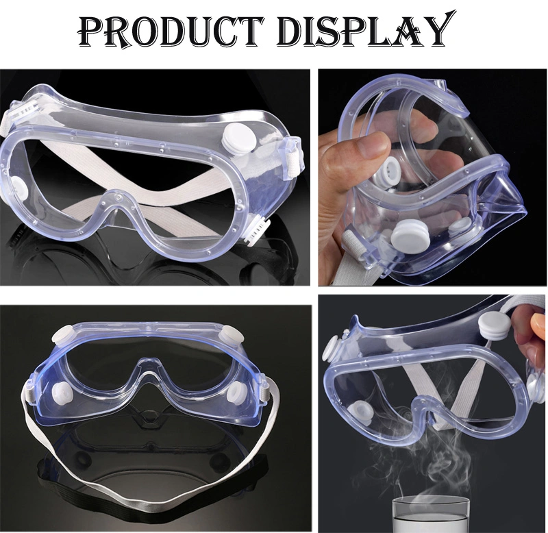 Dust-Proof Wraparound Safety Goggles Soft Frame Indirect Vent Protective Goggles