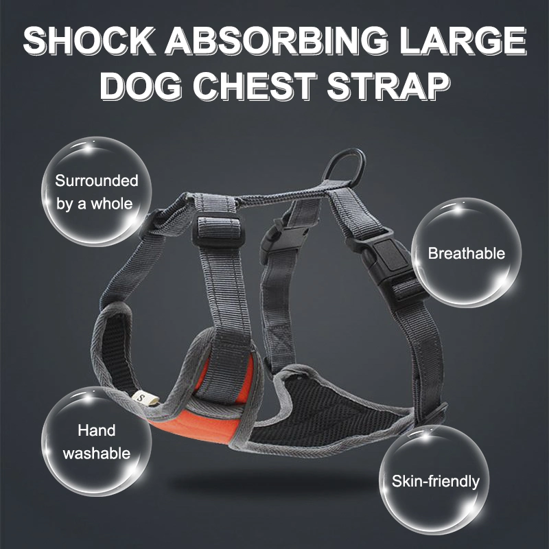 Dog Harness Vest Breathable No Pull Dog Training Harness Adjustable Reflective Pet Harnesses