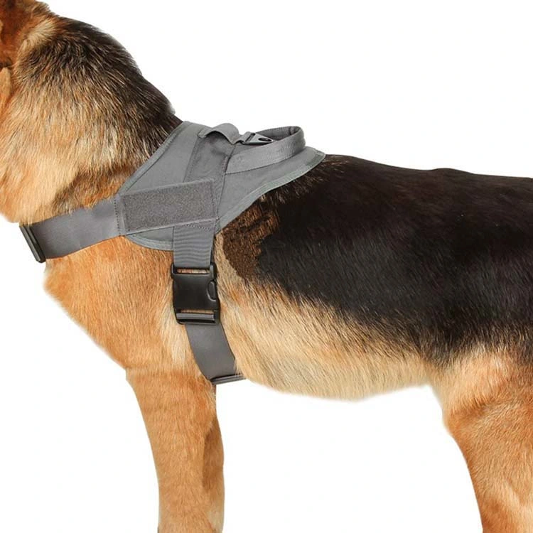 Free Adjust Training K9 Military Dog Vest Harness with Handle