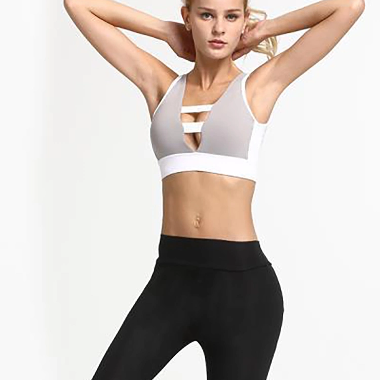 Custom Logo Hight Quality Sexy Plus Size Women Fitness Tops Gym Wear Active Sport Yoga Bra