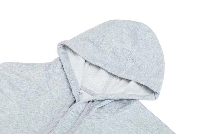 280b Grey Super Soft Men's 280g Single Cap Sweater Hoodie