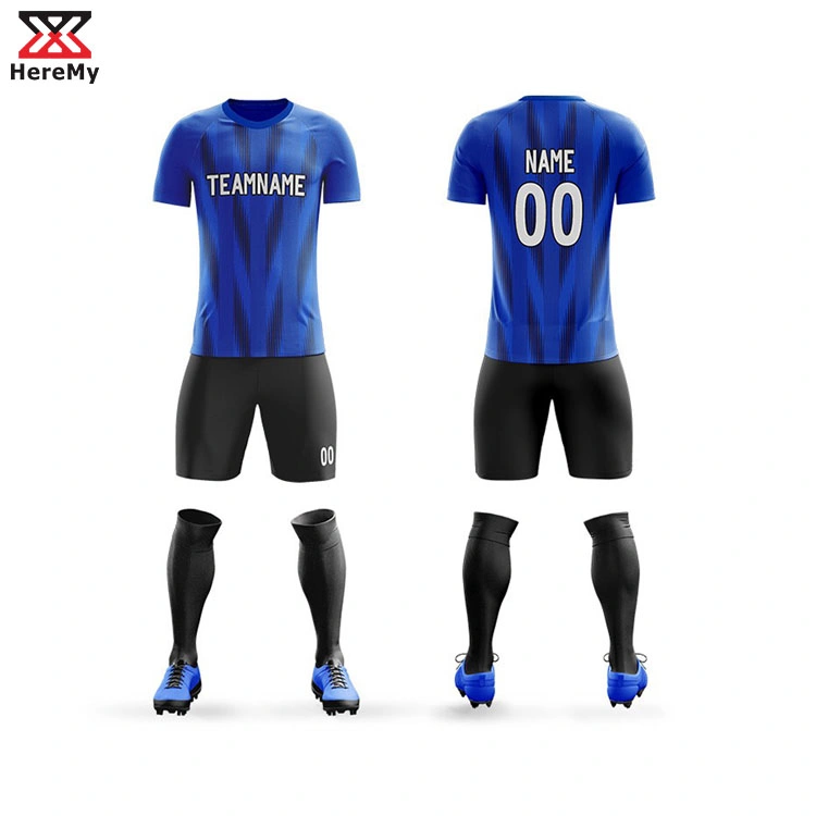 Full Over Sublimation Digital Printing Soccer Jersey Custom Team Name Soccer Uniform