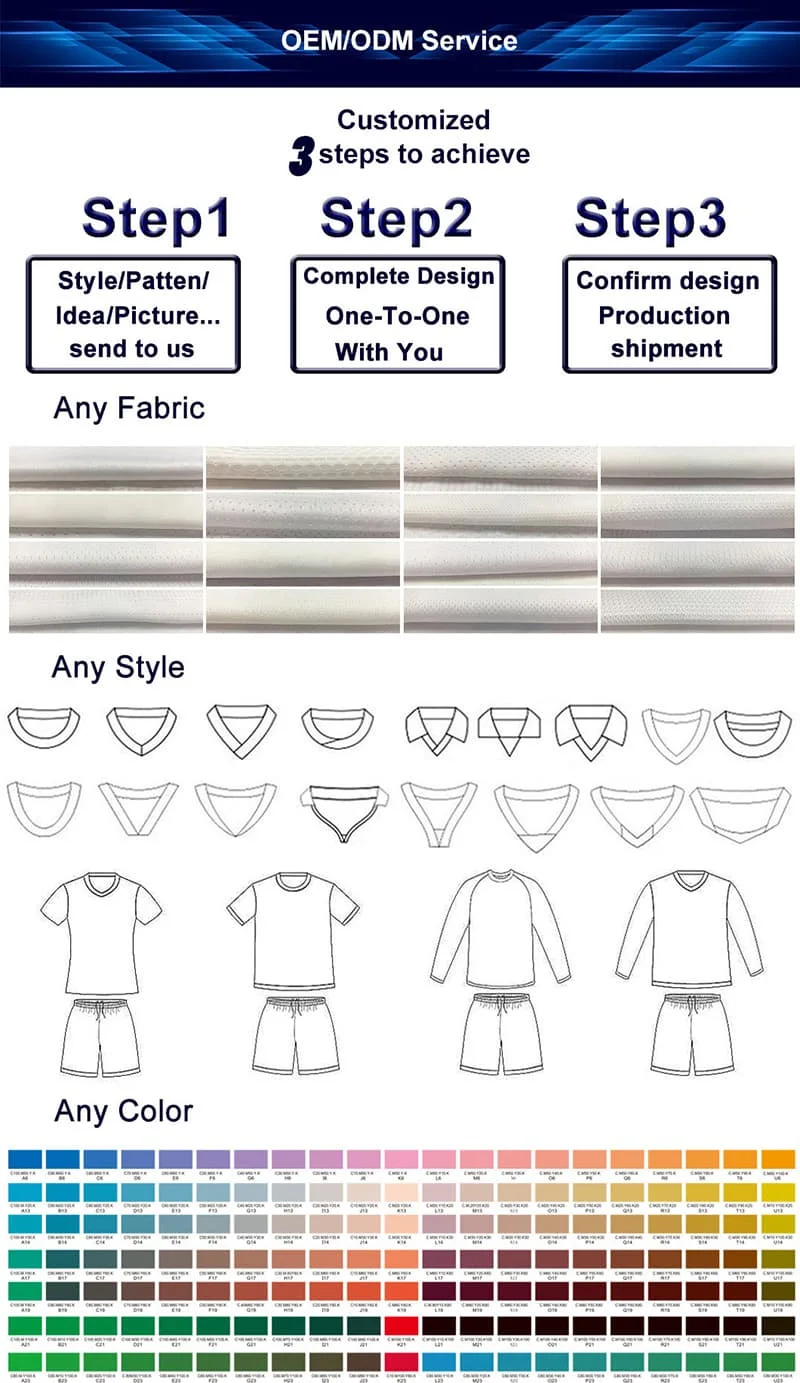 Top Quality Sublimation Digital Printing Sportswear Soccer Jersey Custom Team Name Soccer Uniform Customs Data