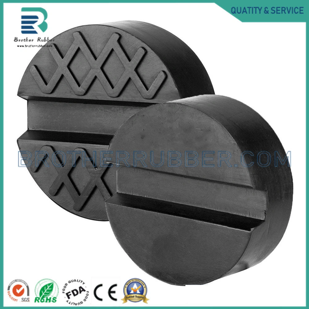 Black Rubber Jack Pad for Stand Jacking Point Sill Pad Rubber Jack Protector