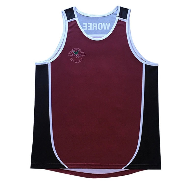 Nylon Spandex Quick Fit Workout Women Running Singlet New Arrival Sexy Women Sublimated Running Singlet