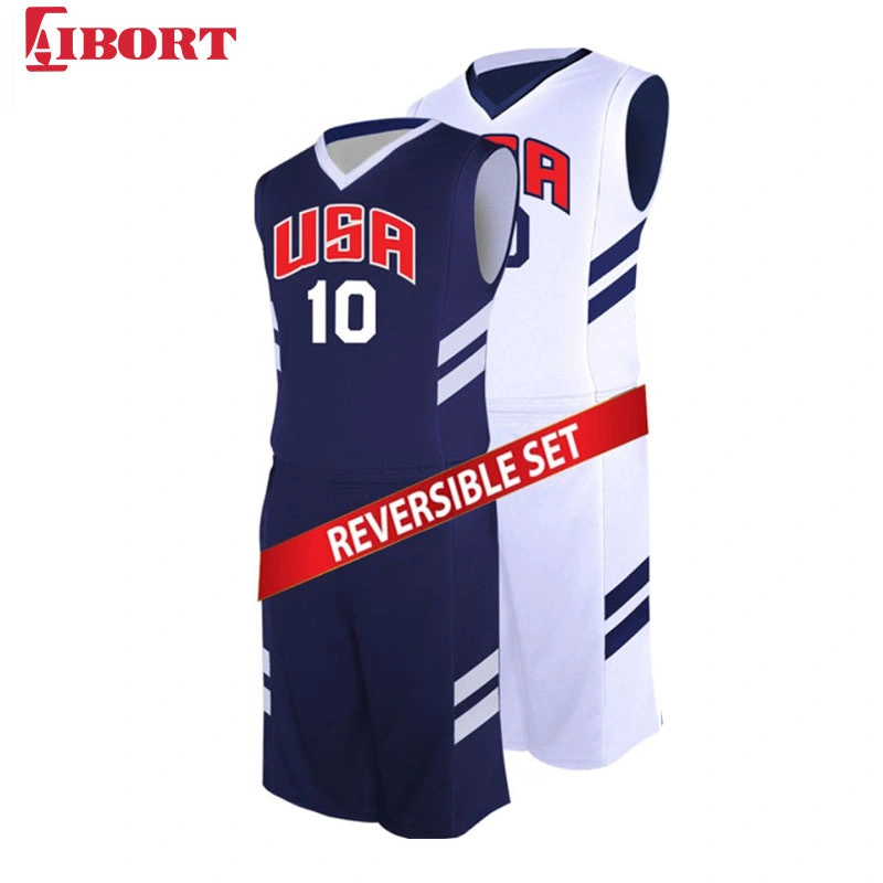 Aibort OEM College Basketball Uniform Design Custom Sublimation Printing Black Basketball Shirts (J-BSK037 (1))