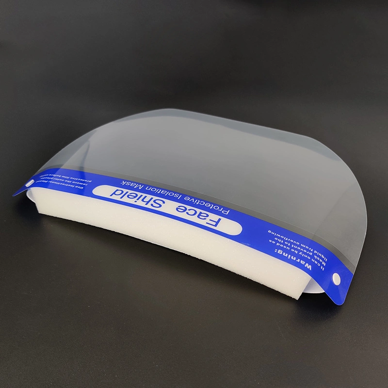 High Quality Transparent Anti-Fog Visor Full Face Safety Cover with Comfort Foam Face Shield