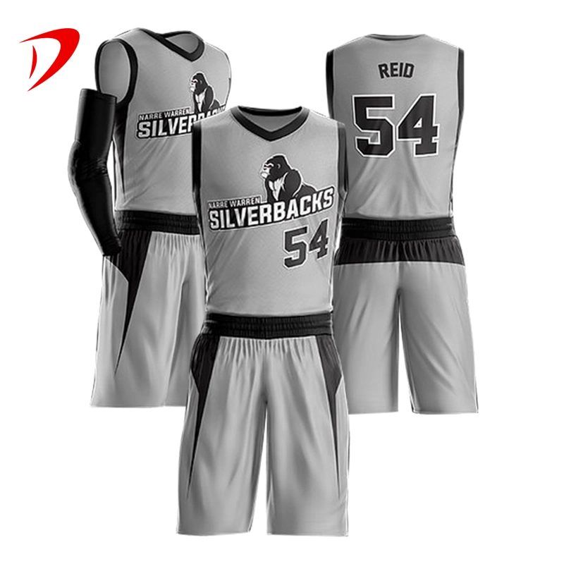 Basketball Jersey Uniform Sets Design Cheap-Basketball-Uniforms Cheerleader Uniforme Reversible Packages