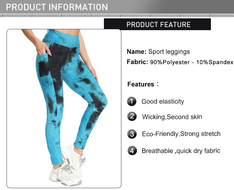 Cody Lundin Amazon Hot Sell Woman Sports Spandex Yoga Pant Workout Leggings with Pocket Wholesale High
