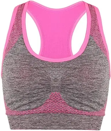 Women's Workout Wear Seamless Sports Top Clothing Sports Wear Pocket Yoga Wear Sports Bra