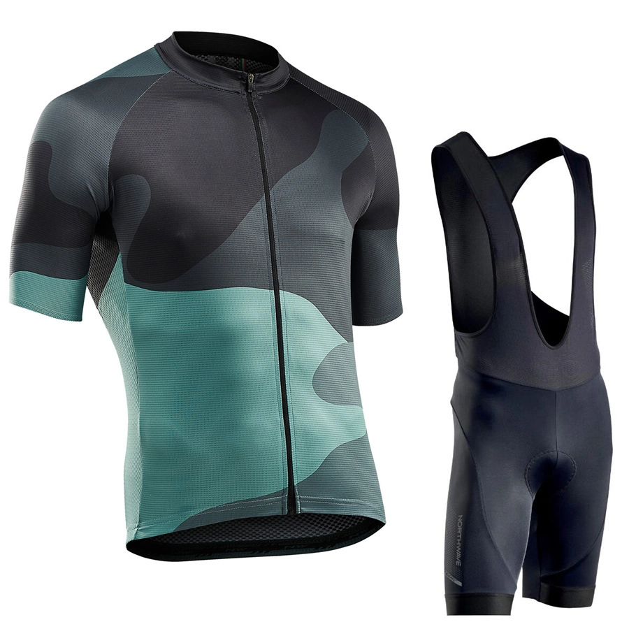 Custom Men Sport Bike Clothing Cycling Jersey Suit Bicycle Shirts Bib Shorts MTB Bike Cycling Set