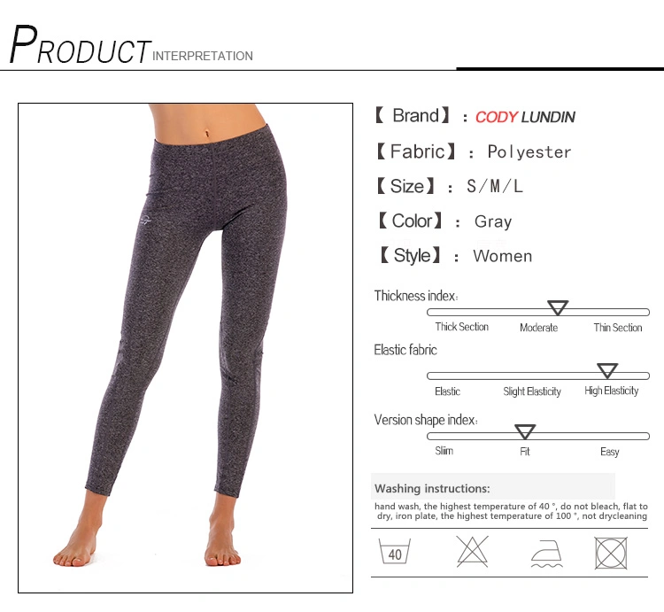 Cody Lundin High Waisted Yoga Pants Women Fitness Sportswear Leggings Workout Tights Running Wear