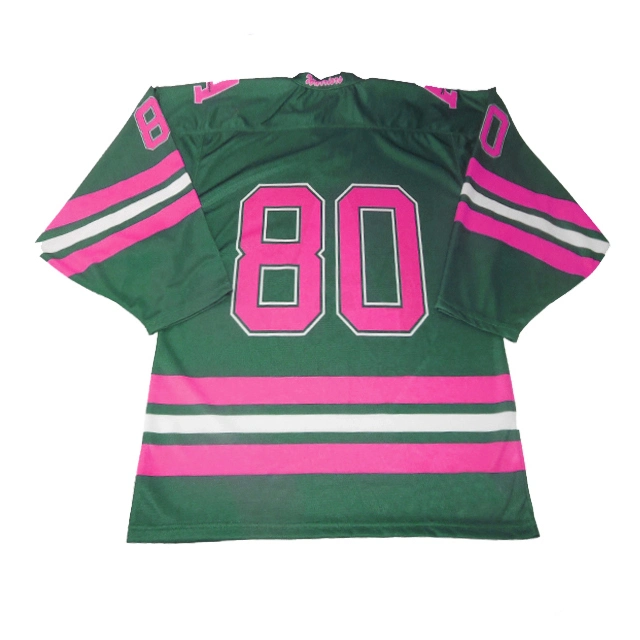Ice Hockey Jersey Game American Anaheim Ducks Green Sublimation High Quality Custom Youth Hockey Wear