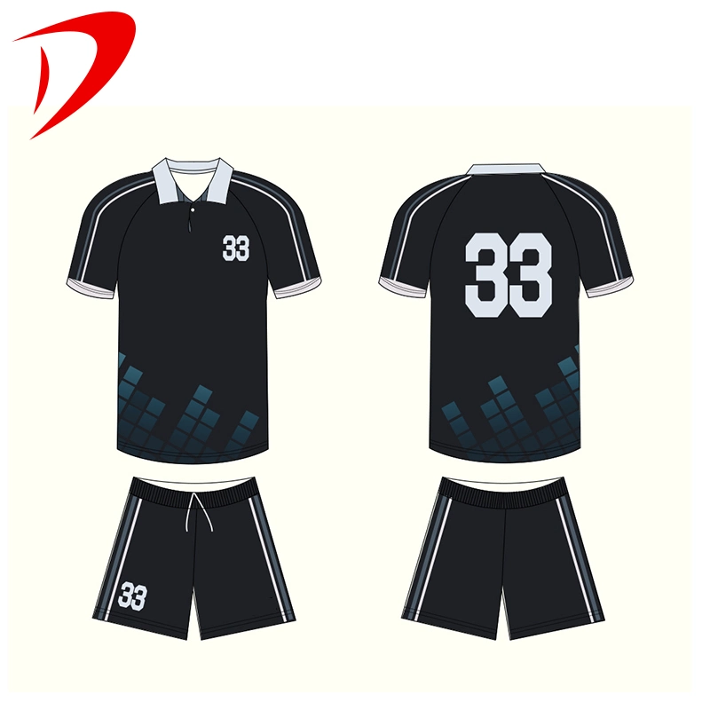 Any Color Logo Customzied Training Jersey Soccer Football Fustal Man Sports Clothes Custom Soccer Jersey 2020 2021 Football Shirts Black Soccer Jersey