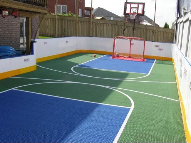 Ice Hockey Rink Export to Ukraine UHMWPE Synthetic Ice Hockey Rink for Indoor