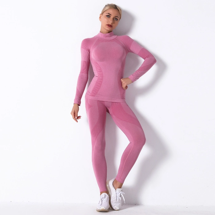 Women's Tracksuits Tights Sports Running Suit Thermal Underwear Jogging Leggings Compression Crossfit Fitness Tshirt