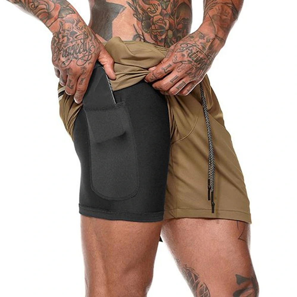 Custom 100% Polyester Sublimated Quick Dry Running Short Men's Shorts