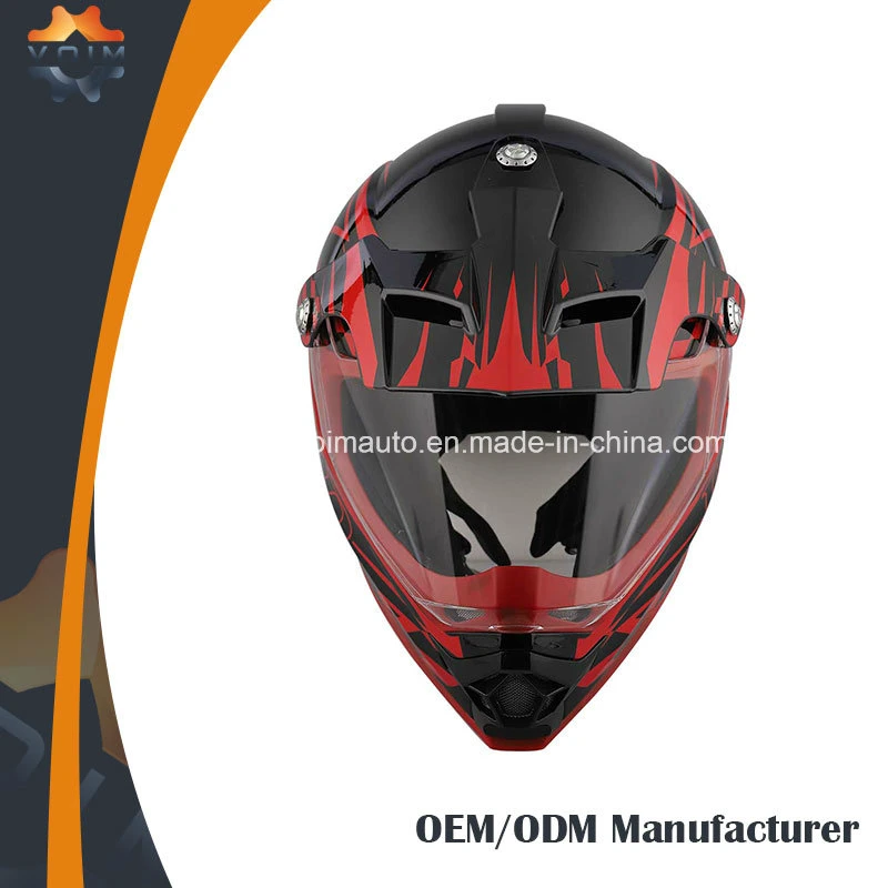 Custom Mx Helmet Motorcycle Helmet with Visor Youth Motocross Helmet
