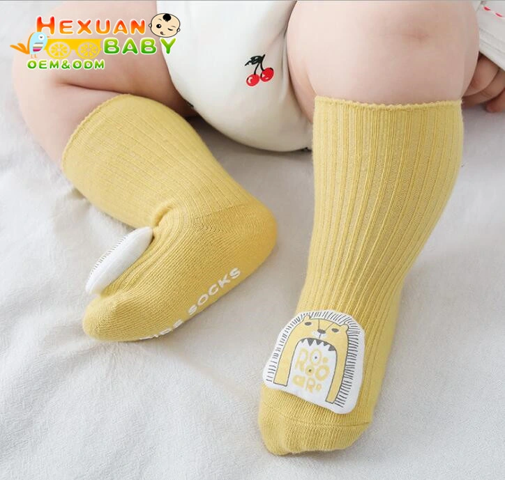 Children Fashion Cute Knee Long Stocking Animal Face Baby Girl Knee High Socks