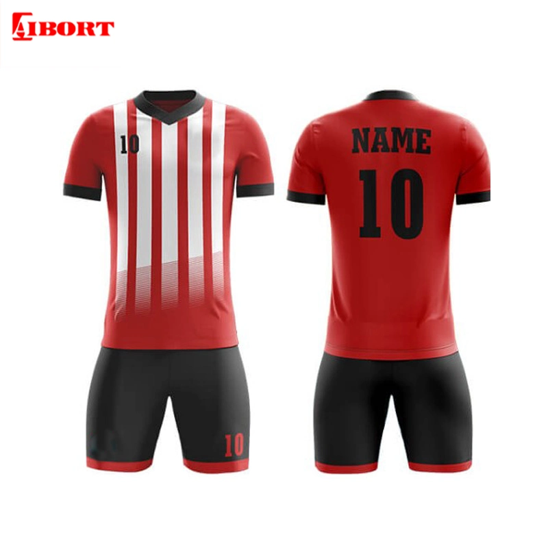 Aibort Latest Design Factory Wholesale Football Club Soccer Jersey Set (T-SC-02)