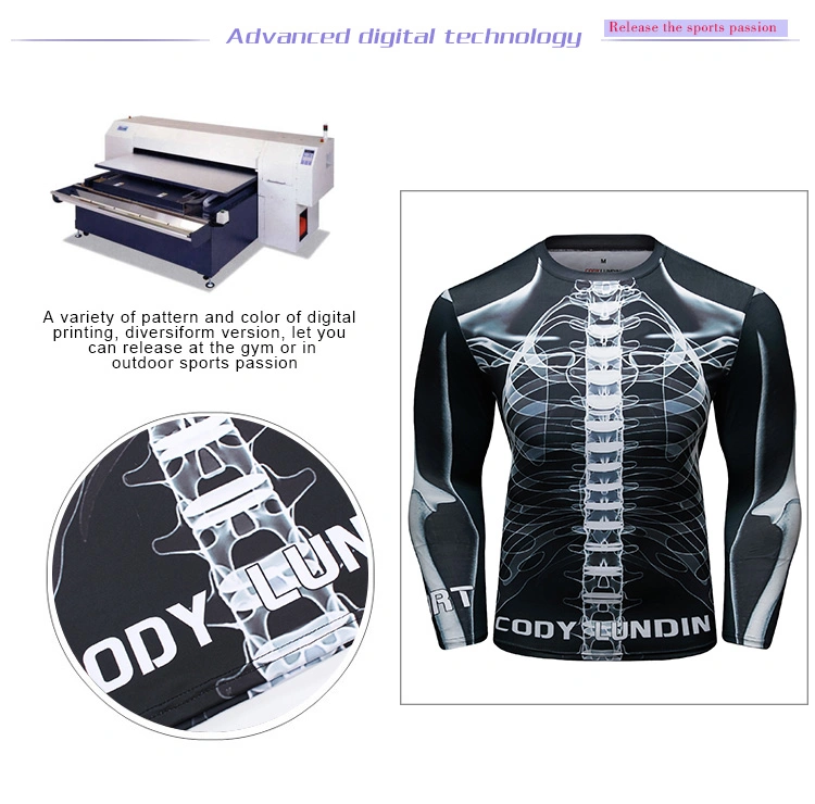 Cody Lundin Fight Wear Clothes Supplier Long Sleeve Sublimated Compression Rashguard