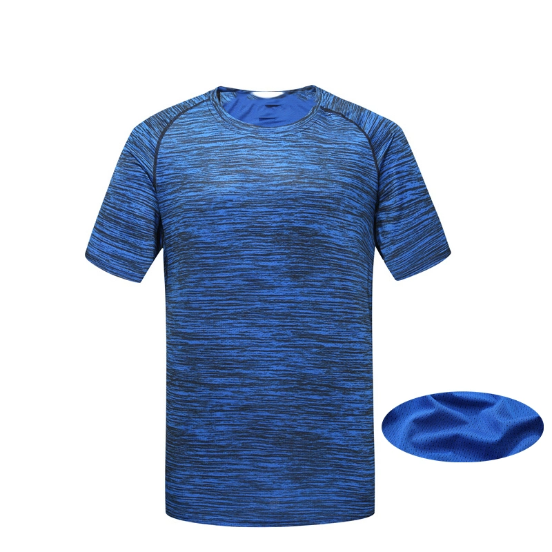 Short Sleeve Stripe Running T Shirt Top Quick Dry Tops Fitness Gym Men Sportswear