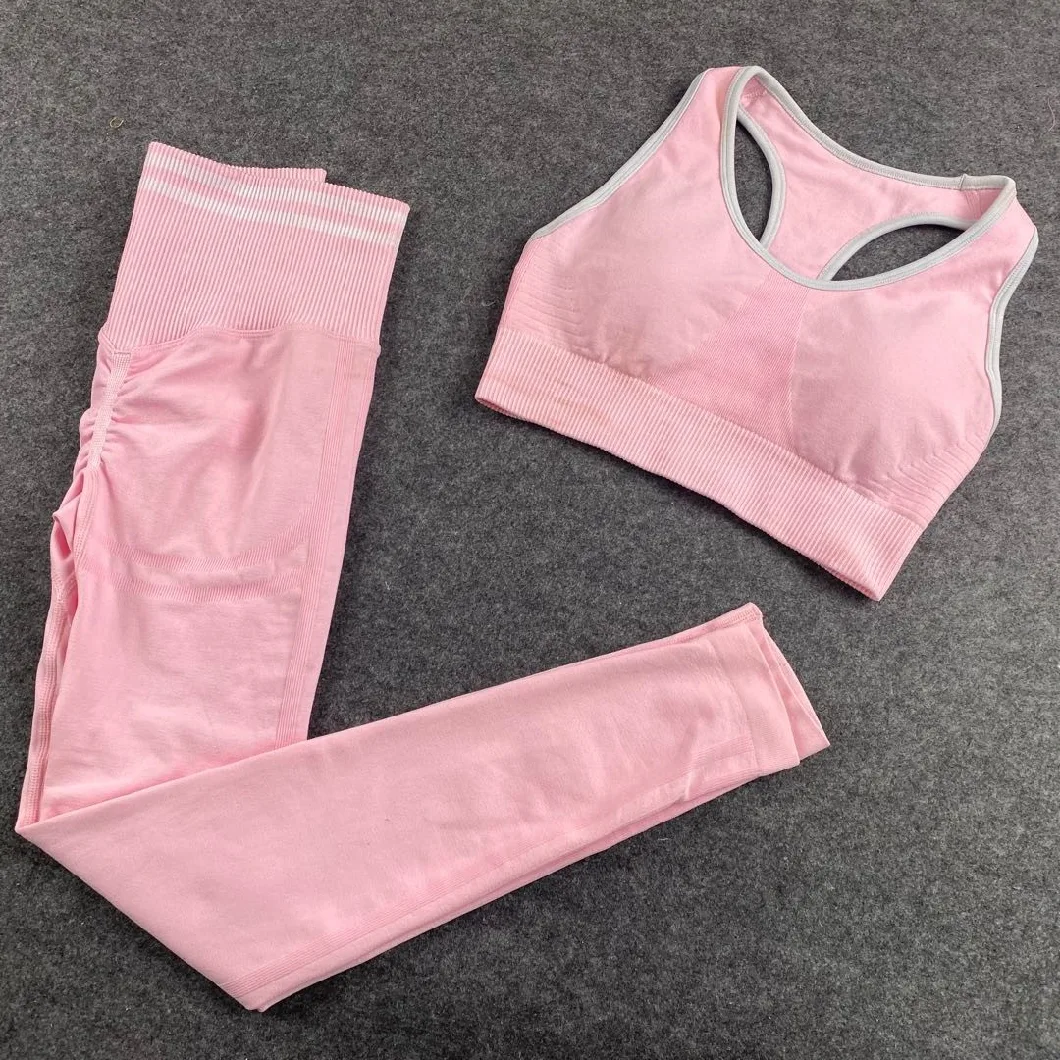 Fitness Gym Clothese Two Piece Bra Legging Yoga Suit Sports Wear Outfit Jogger Sets Women Tracksuit