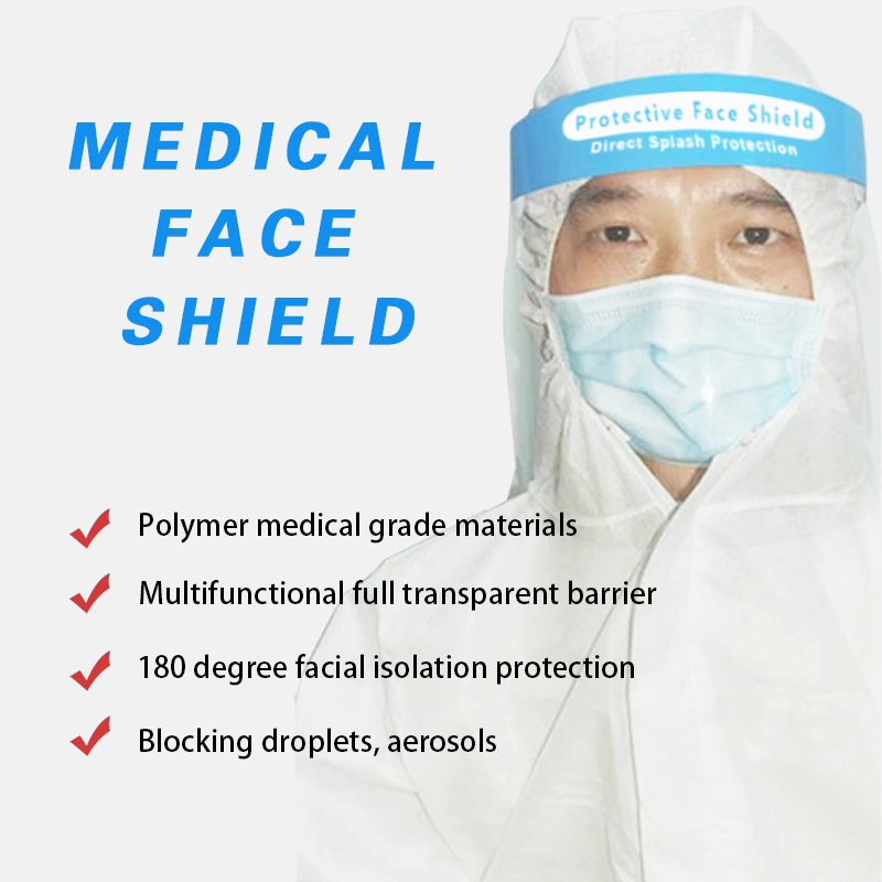 Anti-Fog Anti-Saliva Safety Outdoor Full Face Shield Visor