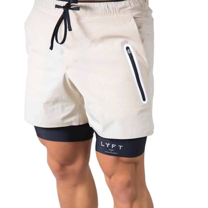 Sweat Shorts Custom Two Layers Gym Shorts for Men