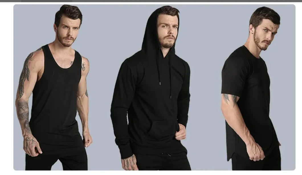 Long Sleeve Hoodie Men Sporting Suit Tracksuit Yoga Sportswear Fitness Suit Workout Set Running Apparel Exercise Clothing Home Gym Wear Yoga Wear T-Shirt Appare