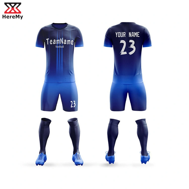2020 Hot Sublimated Football Jerseys Custom Soccer Uniform Sets Football Club Shirt